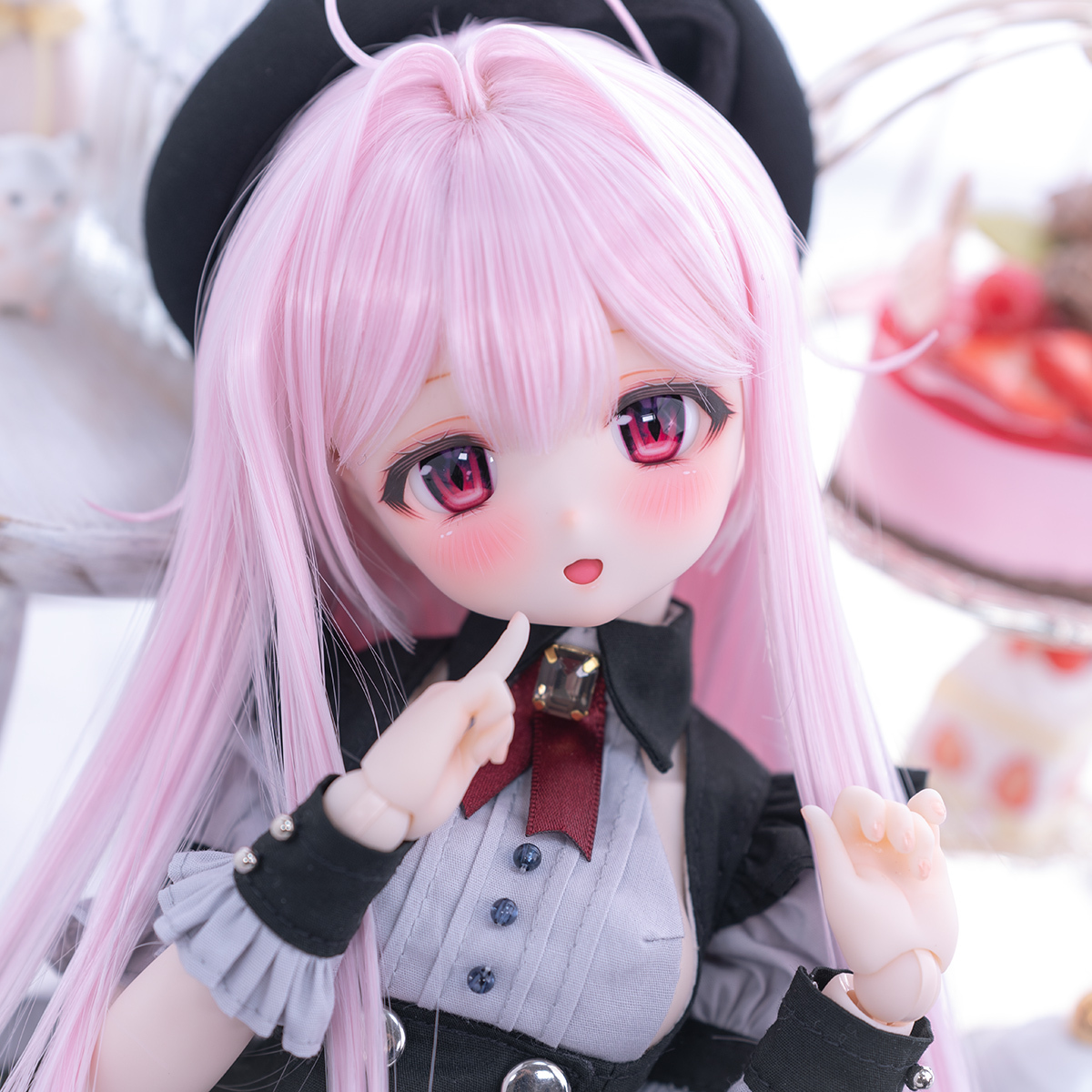 【Poe-Poe】DDH-27 カスタムヘッド (ソフビ盛SW肌) + おまけアイ5種 MDD, 人形, キャラクタードール, ドルフィードリーム, パーツ