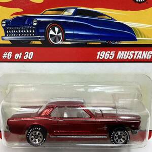 ☆ホットウィール クラシックス☆ 1965 フォード　マスタング　赤　Hot Wheels CLASSICS 