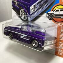 ☆ホットウィール☆ '67 シェビー　C10 紫　Hot Wheels_画像3