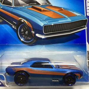 ☆ホットウィール☆ '67 シボレー カマロ 青 Hot Wheels