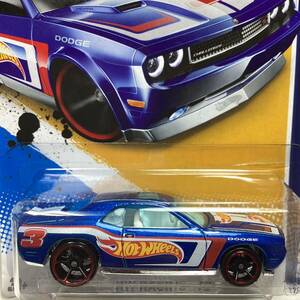 ☆ホットウィール☆ '08 ダッジ　チャレンジャー　SRT8 青　レースチームシリーズ Hot Wheels