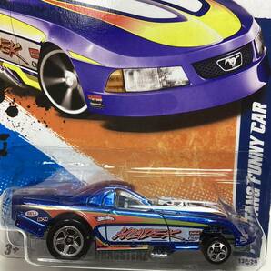 ☆ホットウィール☆ フォード マスタング ファニーカー 青 Hot Wheelsの画像1