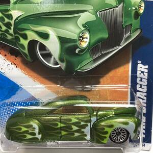 ☆ホットウィール☆ テイル　ドラッガー　緑　フレイムス　Hot Wheels