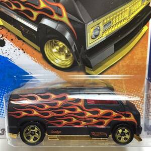 ☆ホットウィール☆ カスタム　'77 ダッジ　バン　黒 Hot Wheels