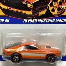 ☆ホットウィール☆ '70 フォード　マスタング　マッハ1 Since 68 Hot Wheels_画像1