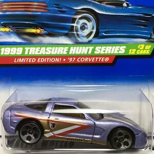 TREASURE HUNT!トレジャーハント！☆ホットウィール☆ '97 シボレー コルベット Hot Wheels 