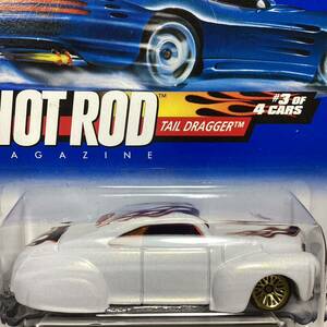 ☆ホットウィール☆ テイル　ドラッガー　白　Hot Wheels 