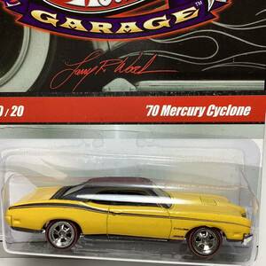 ☆ホットウィール☆ '70 マーキュリー　サイクロン　LARRY’S GARAGE リアルライダー Hot Wheels 