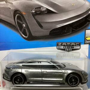 【Walmart限定 ザマック】☆ホットウィール☆ ポルシェ タイカン ターボS カードシワあり　ZAMAC Hot Wheels