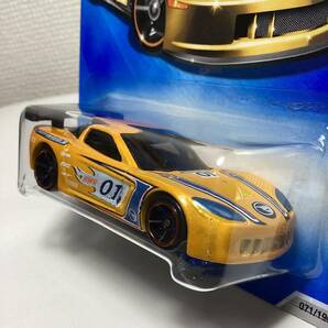 【Walmart限定カラー】☆ホットウィール☆ シボレー コルベット C6R Hot Wheels の画像3