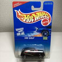 ☆ホットウィール☆ フォルクスワーゲン　ゴルフ　黒　Hot Wheels _画像2