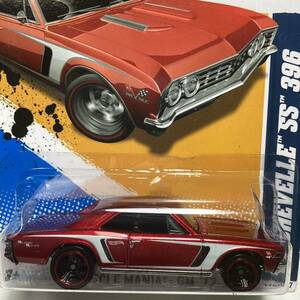 ☆ホットウィール☆ '67 シボレー シェベル SS 396 赤 Hot Wheels 