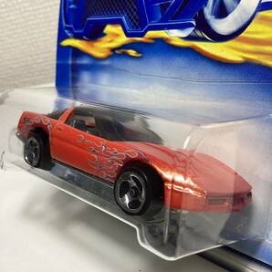 ☆ホットウィール☆ シボレー コルベット オレンジ Hot Wheels の画像3