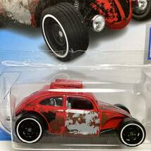 ☆ホットウィール☆ カスタム　フォルクスワーゲン　ビートル　赤　Hot Wheels _画像1