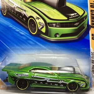 ☆ホットウィール☆ カスタム　'10 シボレー　カマロ　SS 緑　Hot Wheels 