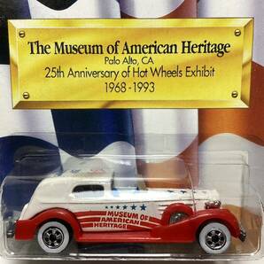 博物館限定品 ☆ホットウィール☆ THE MUSEUM OF AMERICAN HERITAGE 赤 Hot Wheels の画像1