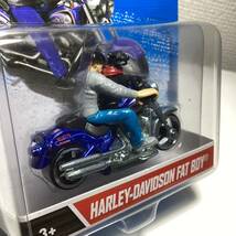 希少 ☆ホットウィール☆ ハーレーダビッドソン　ファットボーイ　ライダーフィギュア付き　Hot Wheels_画像4