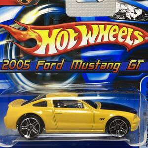 ☆ホットウィール☆ 2005 フォード　マスタング　GT 黄色　Hot Wheels 