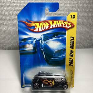 ☆ホットウィール☆ ストレイト パイプ 黒 フレイムス Hot Wheels の画像2