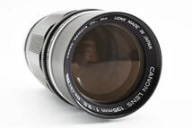 ★美品★キヤノン CANON LENS 135mm F3.5 ブラック 後期型 10万台 Lマウント用 ★フード(T-50-2)付属★ L350#1337_画像4