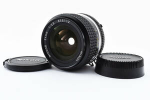 ★美品★ニコン Nikon Ai-S Nikkor 24mm F2.8 ★製造番号85万番台★ L580#1400