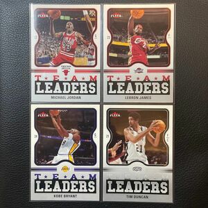 NBA Team Leaders セット Jordan LeBron Kobe Duncan HOF