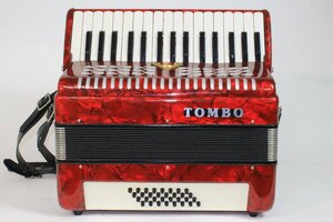 TOMBO/トンボ ＊ [T-32N] アコーディオン 32鍵盤 赤パール 蛇腹楽器/鍵盤楽器 ＊ #8657