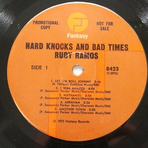 RUDY RAMOS ＊ HARD KNOCKS AND BAD TIMES LPレコード [8423] Fantasy ＊ #7058の画像4