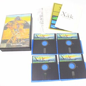 PC9801/PC8801 ＊ ソフトまとめ [Xak/サーク] [黒衣の貴公子] [グランプリサーカス] [雀ボーグすずめ] 4本セット ＊ #7071の画像6