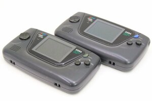 SEGA ＊ GAME GEAR/ゲームギア ブラック 本体 [HGG-3210] ジャンク 2台セット ＊ #7215