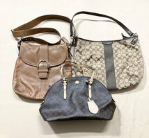 ★COACH コーチ バッグ 15点 まとめ シグネチャー レザー キャンバス トートバッグ ショルダーバッグ ハンドバッグ 等 卸 現状品 9.8kg★_画像8