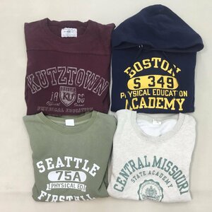 ■Champion チャンピオン トレーナー スウェット 4点まとめ売り メンズ サイズM.L.XL ネイビー グレー グリーン ワインレッド /1.84kg■