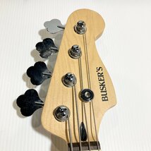 〇【ジャンク品】 BUSKER'S バスカーズ 型番不明 エレキベース 4弦 弦楽器 現状品 ni ()K/60402/4/5.3_画像4