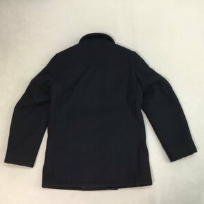 ■SCHOTT ショット ピーコート アメリカ製 Pコート USA製 キルティング 軍物 ダブル ジャケット メンズ サイズ１８ ブラック /1.6kgの画像2