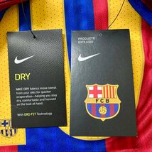 ★未使用タグ付き NIKE ナイキ FC.BARCELONA バルセロナ Messi メッシ サッカーウエア ユニフォーム 10番 半袖 0.2kg★_画像8