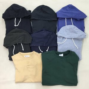 ■Champion チャンピオン パーカー スウェット フード 8枚 まとめ売り 目なし メンズ カラーMIX サイズM.L.XL /4.44kg■