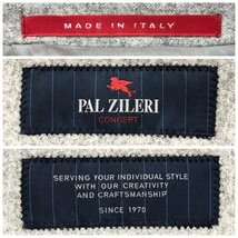 ●Pal Zileri パルジレリ テーラードジャケット アウター シングル イタリア製 RED&LOWSON カシミヤ混 グレー サイズ52 メンズ 0.65kg●_画像6