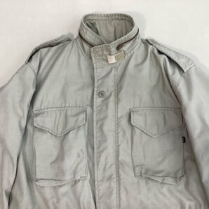 ■90s USA製 ALPHA INDUSTRIES アルファインダストリーズ M-65 フィールドジャケット ミリタリー アウター サイズL ベージュ/1.38kg■の画像3