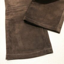 ●vanson Leathers バンソン レザーズ パンツ ジッパーフライ 重厚感 アメカジ バイカーズ USA製 ブラウン サイズ30 メンズ 1.56㎏●_画像5