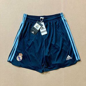 ★未使用タグ付き adidas アディダス サッカーウェア レアルマドリード ユニフォーム パンツ ボトムス サイズ2XO ネイビー 0.15kg★