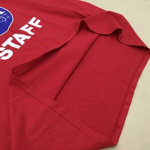 ■【送料198円】 NASA STAFF ナサ スタッフ 90s 2枚タグ USA製 プリント 半袖 Tシャツ 宇宙 企業 ロゴ イラスト メンズXL 0.22kg■の画像5