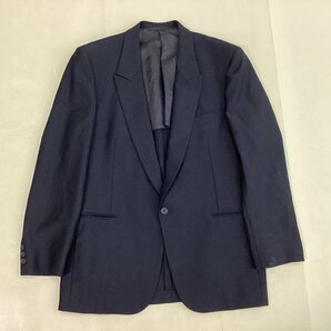 ■Christian Dior MONSIEUR クリスチャンディオール ムッシュ テーラードブラックジャケット フォーマル ウール 98-88-175 AB6 黒/0.78kg■の画像1