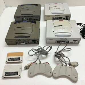 ◆【ジャンク品】 SEGA セガサターン まとめ 本体/4点 HST-3200/3210/3220 コントローラー/2点 ソフト カートリッジ (GB)M/G60416/4/7.8の画像2