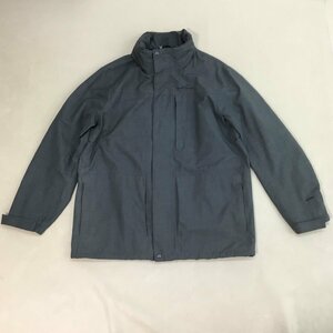 ■Eddie Bauer エディーバウアー マウンテンパーカー WEATHEREDGE ウェザーエッジ ダブルジップ メンズ サイズ L グレー系 /0.78kg■