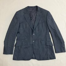 ■Paul Smith ポール スミス セットアップ スーツ スリーピース ジャケット べスト パンツ ストライプ ブラック size L2 /1.1kg_画像2