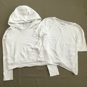 ■Frank&Eileen フランクアンドアイリーン Tシャツ スウェット 2点 まとめ売り 長袖 半袖 ホワイト レディース サイズS /0.62kg■の画像1