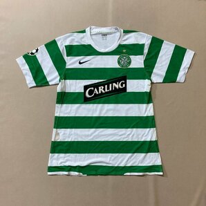 ★NIKE ナイキ CELTIC セルティック サッカーウエア 半袖 ユニフォーム サイズL 25番 NAKAMURA 中村俊輔 0.2kg★の画像1