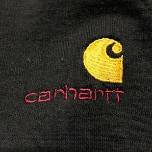 ●80s carhartt カーハート フルジップパーカー フーディー 刺繍ロゴ 刺繍タグ ヴィンテージ 裏地メッシュ USA製 サイズXL メンズ 1.19㎏●の画像6