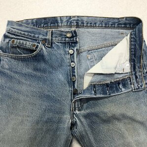 ●80s Levi's リーバイス デニムパンツ ボトムス 501 ボタン裏刻印546 紙パッチ スモールe ボタンフライ USA製 W34/L36 メンズ 0.69kg●の画像4