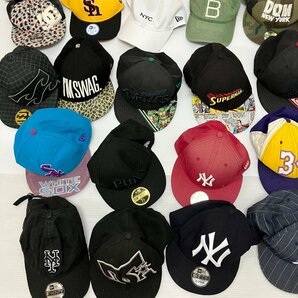 ◆【現状品】 NEW ERA ニューエラ キャップ 帽子 30個 まとめ売り コラボ 柄 色 野球帽 サイズMIX 59 FIFTY 約3.25kg M/S60405/6/3.25の画像5